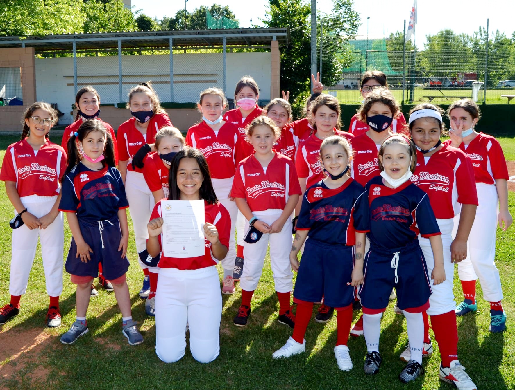portamortara softball novara