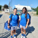 Due ragazze di Novara, vestono l’azzurro della Nazionale Italiana Softball U13.