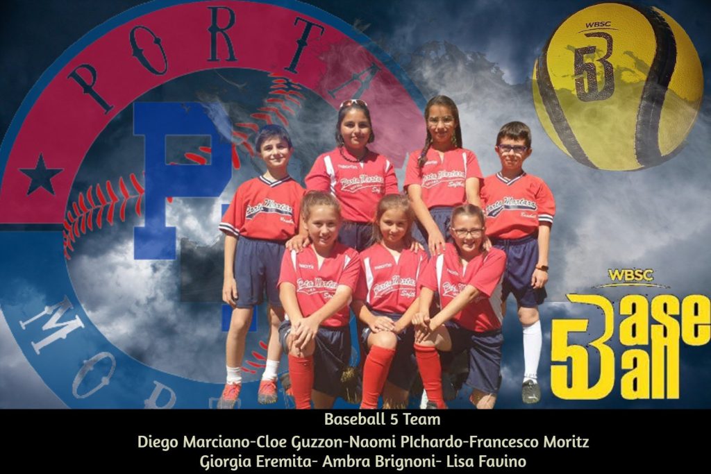 portamortara baseball five