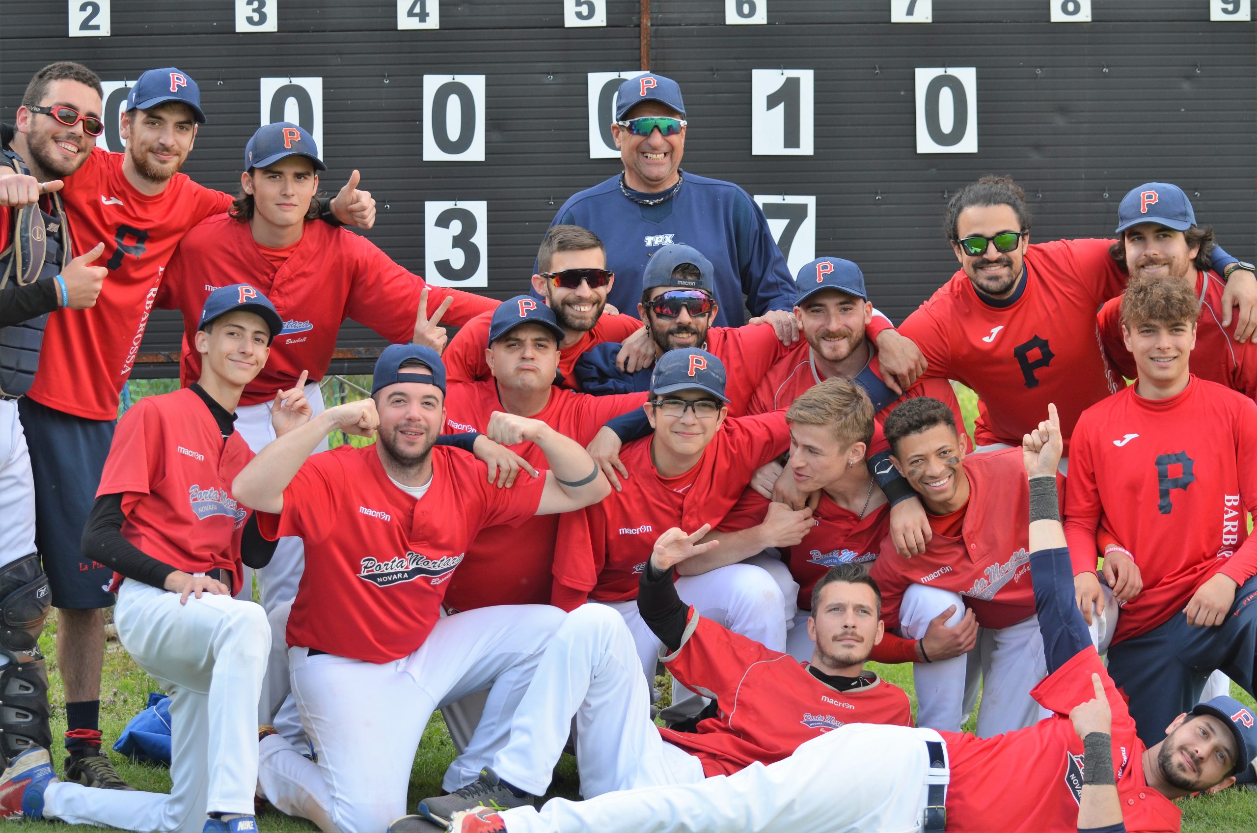 portamortara baseball novara