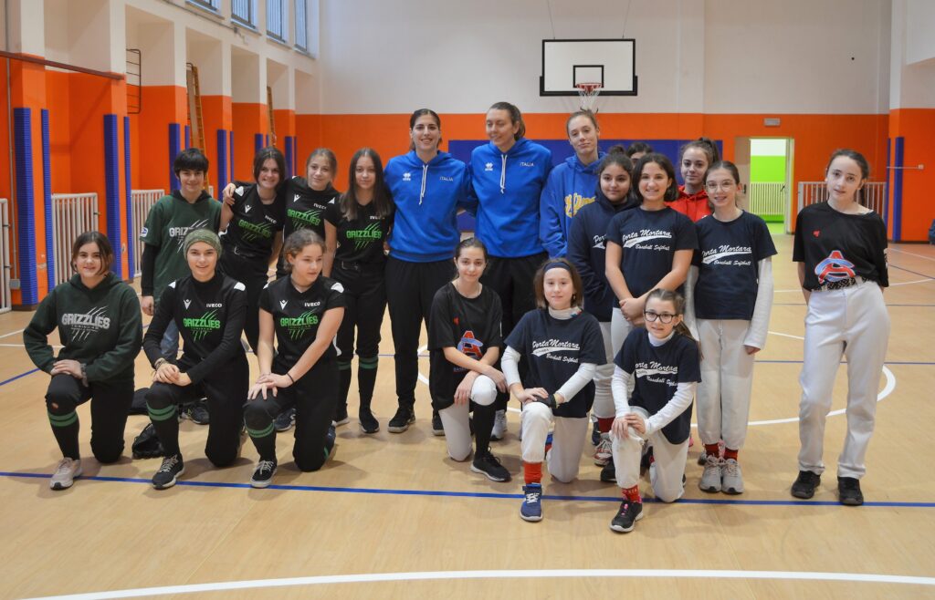 portamortara softball con greta cecchetti e marta gasparotto
