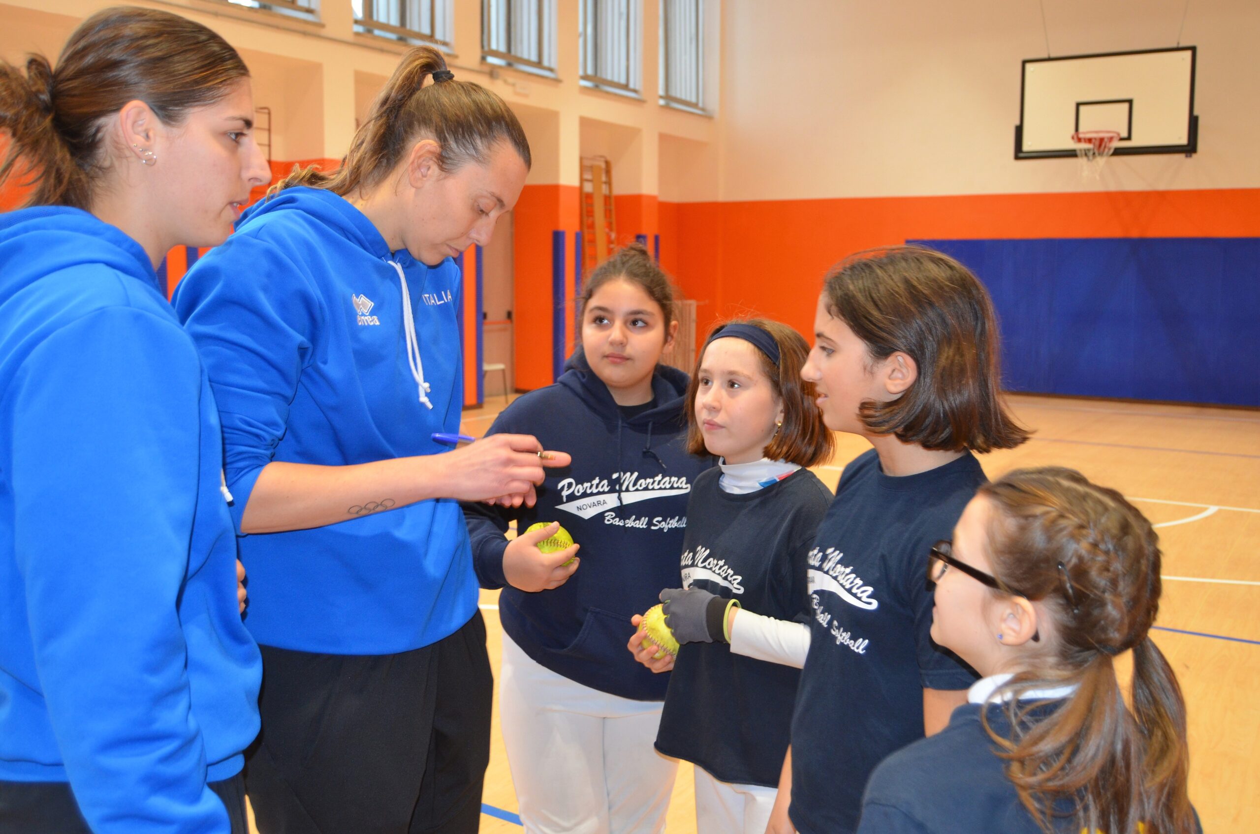 portamortara softball con greta cecchetti e marta gasparotto