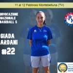 L’azzurrina Giada Cardani impegnata nel Torneo di Montebelluna