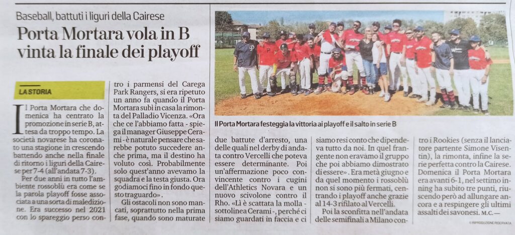 porta mortara in serie B