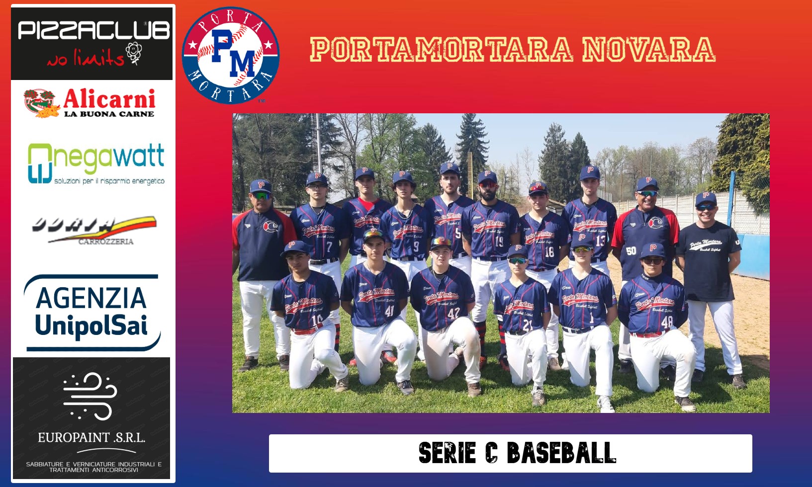 PORTAMORTARA BASEBALL