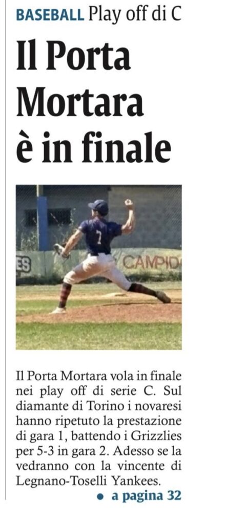 portamortara baseball e softball
